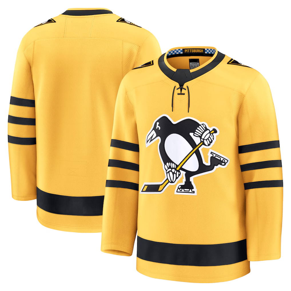 Kooe P.Penguins Gold Alternate Premium Jerseys