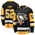 Kooe P.Penguins #52 Philip Kemp Black Home Breakaway Jerseys