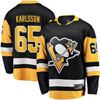 Kooe P.Penguins #65 Erik Karlsson Black Home Breakaway Jerseys