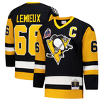 Kooe P.Penguins #66 Mario Lemieux Black 1991?92 Power Play Jerseys