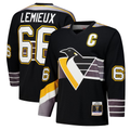 Kooe P.Penguins #66 Mario Lemieux Black 1996?97 Power Play Jerseys