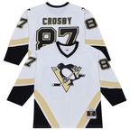 Kooe P.Penguins #87 Sidney Crosby Mitchell & Ness White 2005 Power Play Jerseys