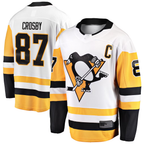 Kooe P.Penguins #87 Sidney Crosby White Breakaway Jerseys