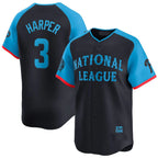 Kooe P.Phillies #3 Bryce Harper Player Navy National League All-Star Limited Game Stitched Jerseys