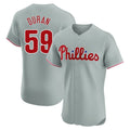 Kooe P.Phillies #59 Jhoan Duran Player Gray Home Limited Elite Stitched Jerseys