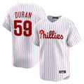 Kooe P.Phillies #59 Jhoan Duran Player White Home Limited Stitched Jerseys