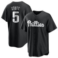 Kooe P.Phillies #5 Bryson Stott Player Black Alt Fashion Home Game Stitched Jerseys