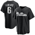 Kooe P.Phillies #6 Ryan Howard Player Black Alt Fashion Home Game Stitched Jerseys