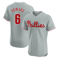 Kooe P.Phillies #6 Ryan Howard Player Gray Home Limited Elite Stitched Jerseys