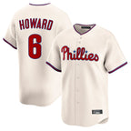Kooe P.Phillies #6 Ryan Howardr Player Cream Home Limited Stitched Jerseys