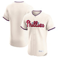 Kooe P.Phillies Blank Player Cream Home Limited Elite Stitched Jerseys