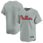 Kooe P.Phillies Blank Player Gray Home Limited Stitched Jerseys