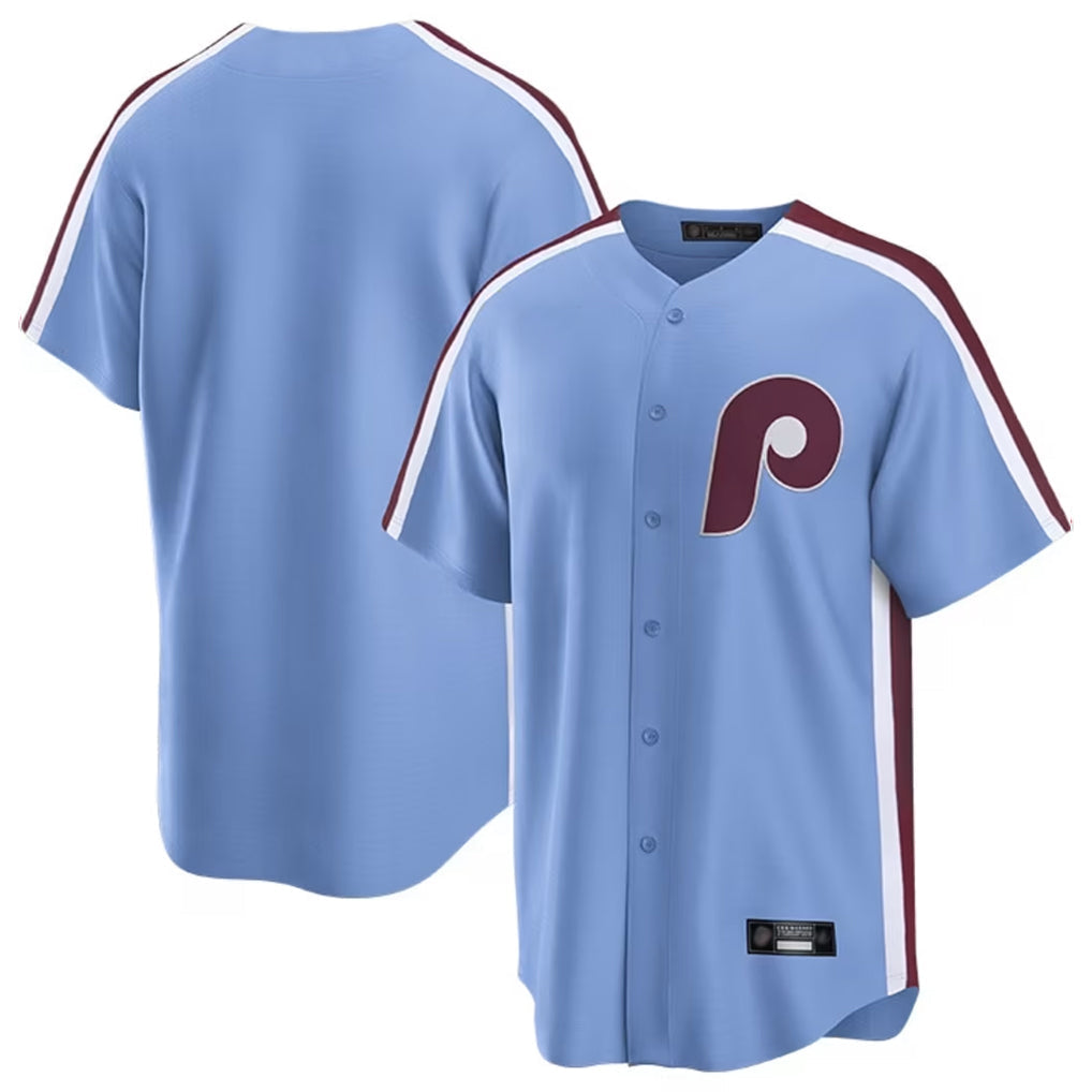 Kooe P.Phillies Blank Player Light Blue Home Limited Stitched Jerseys