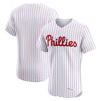 Kooe P.Phillies Blank Player White Home Limited Elite Stitched Jerseys