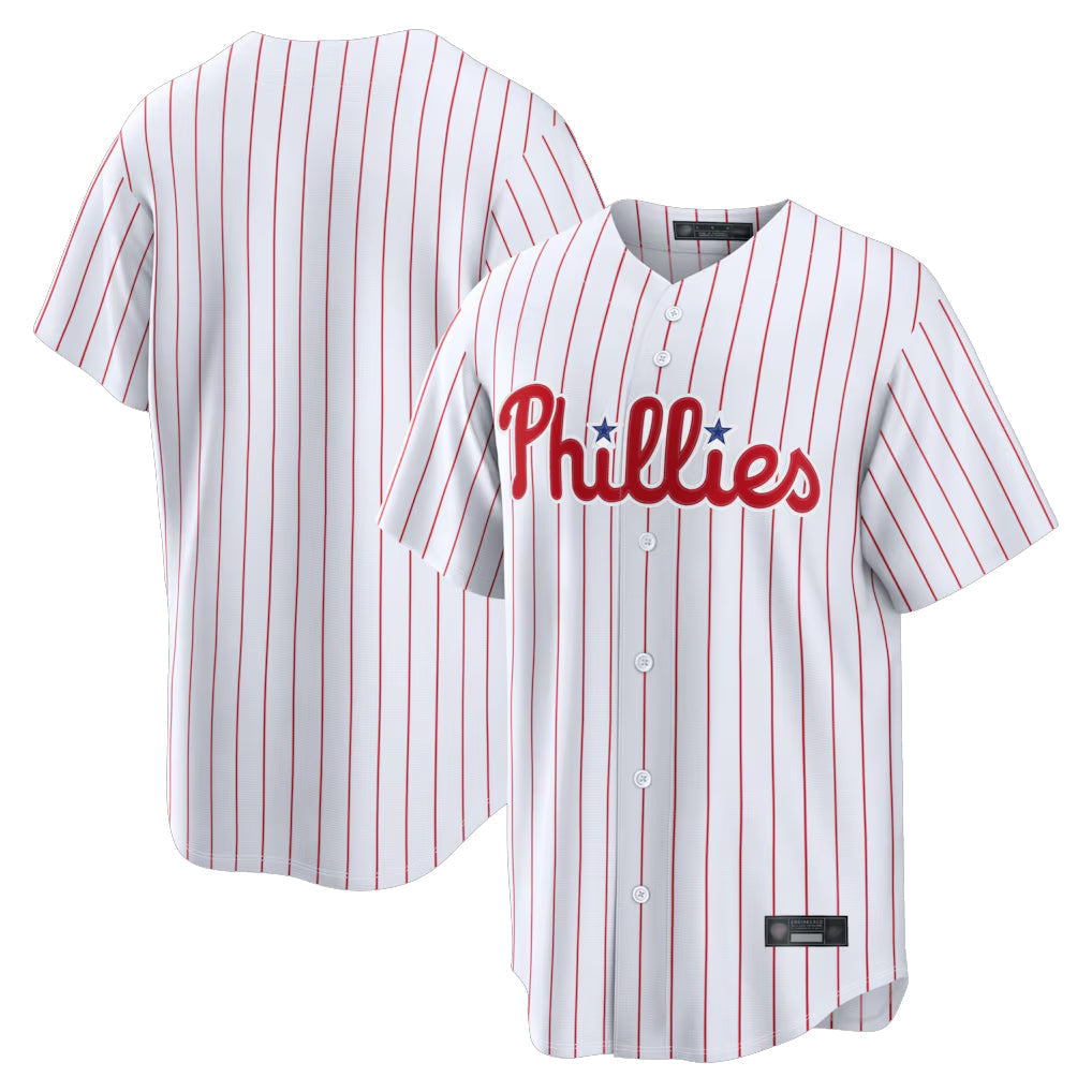 Kooe P.Phillies Blank Player White Home Limited Stitched Jerseys