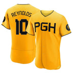 Kooe P.Pirates #10 Bryan Reynolds Player Gold City Connect Home Limited Elite Stitched Jerseys