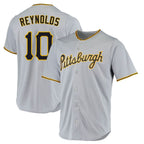 Kooe P.Pirates #10 Bryan Reynolds Player Gray Road Home Game Stitched Jerseys