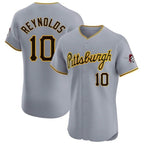 Kooe P.Pirates #10 Bryan Reynolds Player Gray Road Home Limited Elite Stitched Jerseys