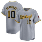 Kooe P.Pirates #10 Bryan Reynolds Player Gray Road Home Limited Stitched Jerseys