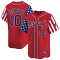 Kooe P.Pirates #10 Bryan Reynolds Player Red 2025 Independence Day Vapor Premier Limited Stitched Jerseys