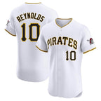Kooe P.Pirates #10 Bryan Reynolds Player White Home Limited Elite Stitched Jerseys