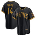 Kooe P.Pirates #14 Joey Bart Player Black 2026 City Connect Home Game Stitched Jerseys