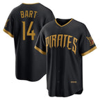 Kooe P.Pirates #14 Joey Bart Player Black 2026 City Connect Home Game Stitched Jerseys