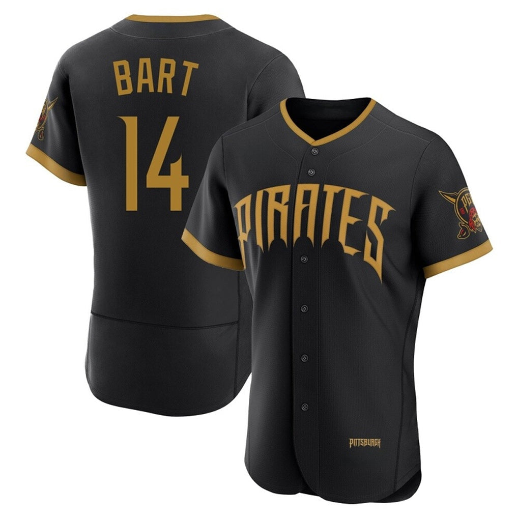 Kooe P.Pirates #14 Joey Bart Player Black 2026 City Connect Home Limited Elite Stitched Jerseys