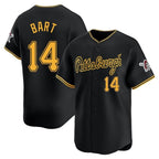 Kooe P.Pirates #14 Joey Bart Player Black Alt Home Limited Stitched Jerseys