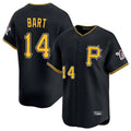 Kooe P.Pirates #14 Joey Bart Player Black Alternate Limited Game Stitched Jerseys