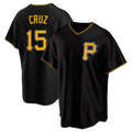 Kooe P.Pirates #15 Oneil Cruz Player Black Alternate 2025 Home Game Stitched Jerseys