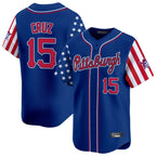 Kooe P.Pirates #15 Oneil Cruz Player Royal 2025 Independence Day Vapor Premier Limited Stitched Jerseys