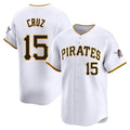 Kooe P.Pirates #15 Oneil Cruz Player White Home Limited Stitched Jerseys