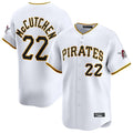 Kooe P.Pirates #22 Andrew McCutchen Player White Home Limited Stitched Jerseys