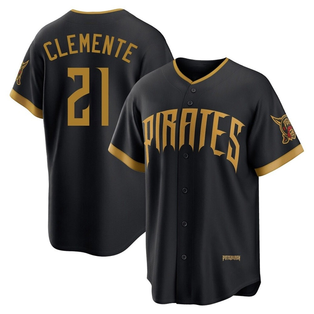 Kooe P.Pirates #21 Roberto Clemente Player Black 2026 City Connect Home Limited Stitched Jerseys