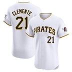 Kooe P.Pirates #21 Roberto Clemente Player White Home Limited Elite Stitched Jerseys