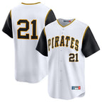 Kooe P.Pirates #21 Roberto Clemente Player White Throwback Cooperstown Limited Stitched Jerseys