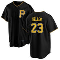 Kooe P.Pirates #23 Mitch Keller Player Black Home Game Stitched Jerseys
