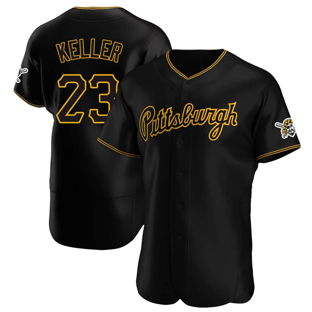 Kooe P.Pirates #23 Mitch Keller Player Black Home Limited Game Stitched Jerseys