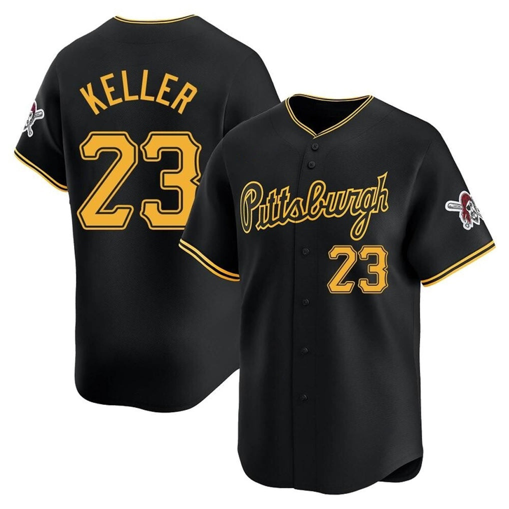 Kooe P.Pirates #23 Mitch Keller Player Black Home Limited Stitched Jerseys