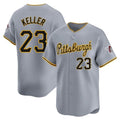 Kooe P.Pirates #23 Mitch Keller Player Gray Road Home Limited Stitched Jerseys