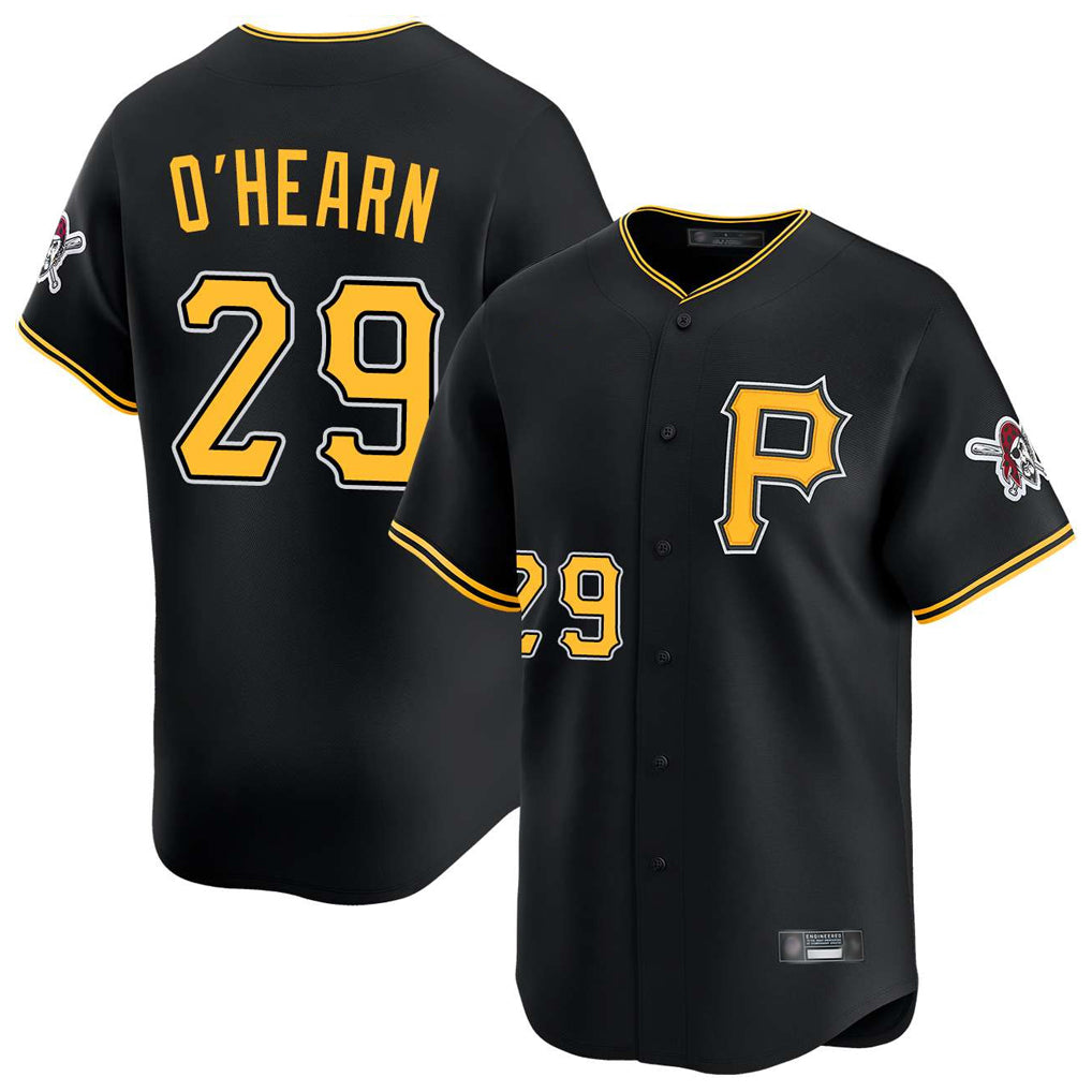 Kooe P.Pirates #29 Ryan O'Hearn Player Black Alternate Limited Game Stitched Jerseys