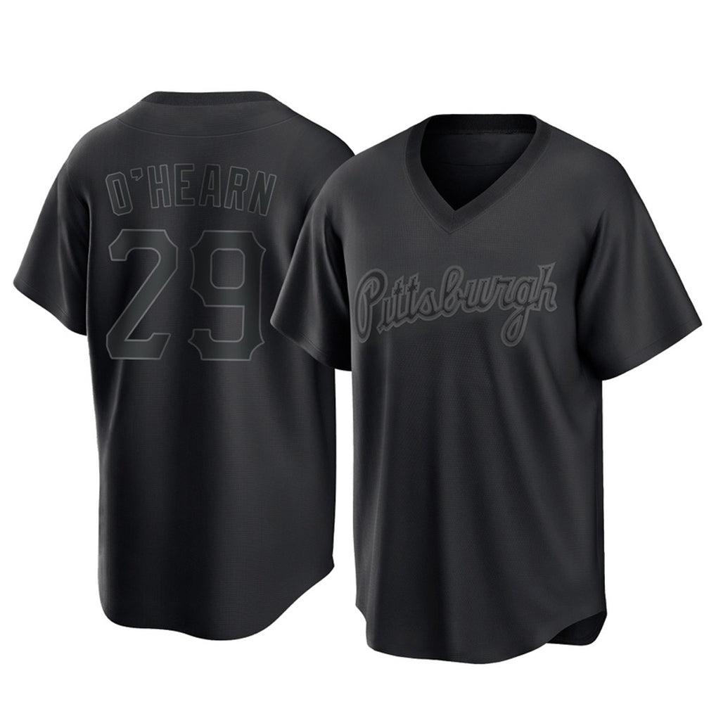 Kooe P.Pirates #29 Ryan O¡¯Hearn Player Black Fashion Home Game Stitched Jerseys