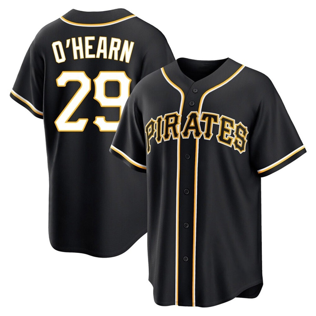 Kooe P.Pirates #29 Ryan O¡¯Hearn Player Black Fashion Out Home Game Stitched Jerseys