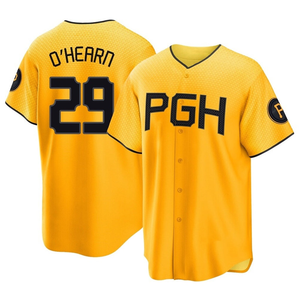 Kooe P.Pirates #29 Ryan O¡¯Hearn Player Gold City Connect Home Game Stitched Jerseys