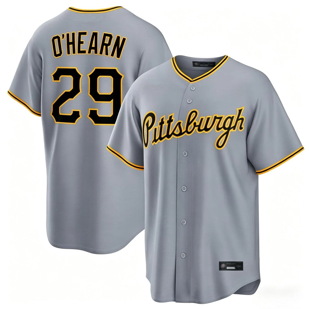 Kooe P.Pirates #29 Ryan O¡¯Hearn Player Gray Road Home Limited Game Stitched Jerseys