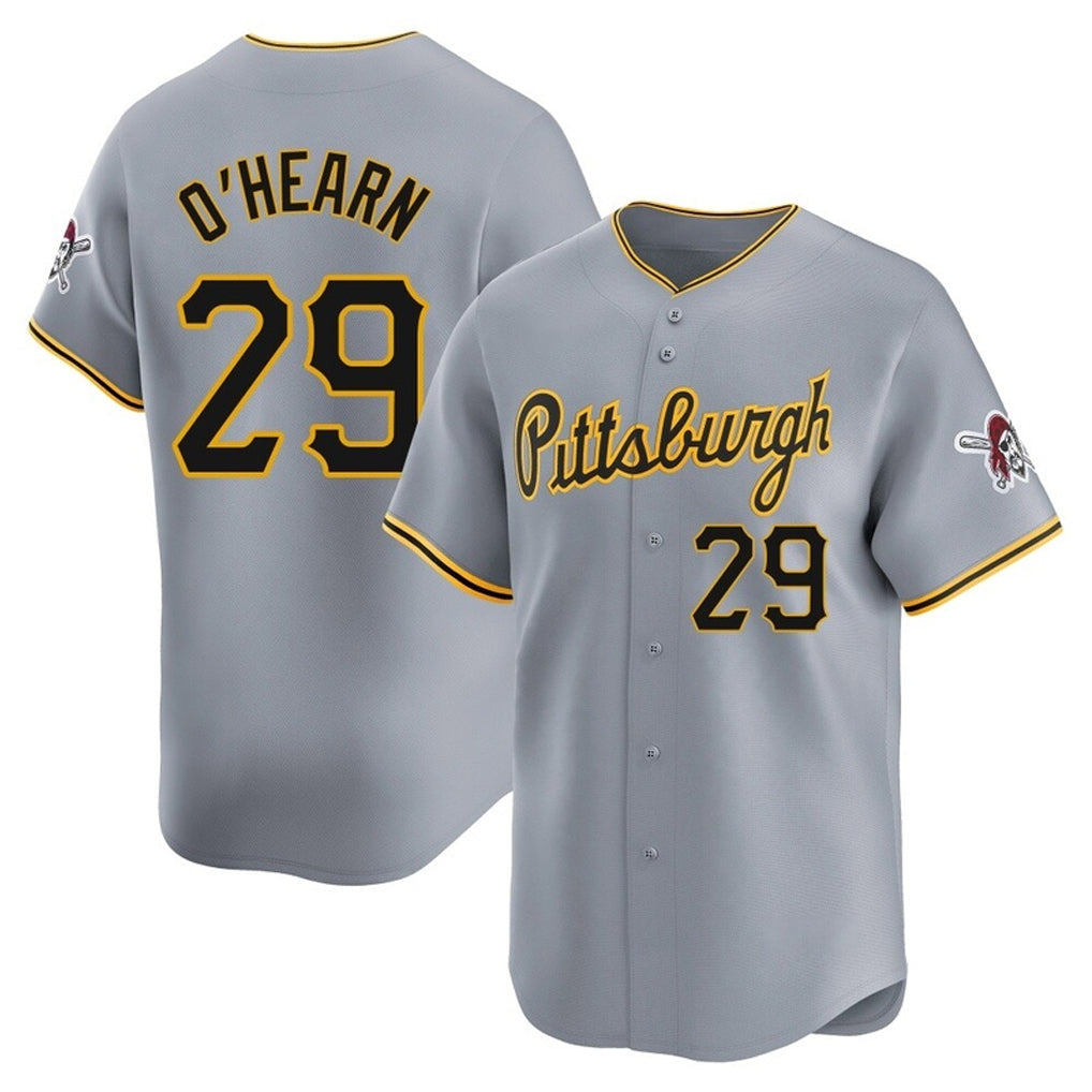 Kooe P.Pirates #29 Ryan O¡¯Hearn Player Gray Road Home Limited Stitched Jerseys