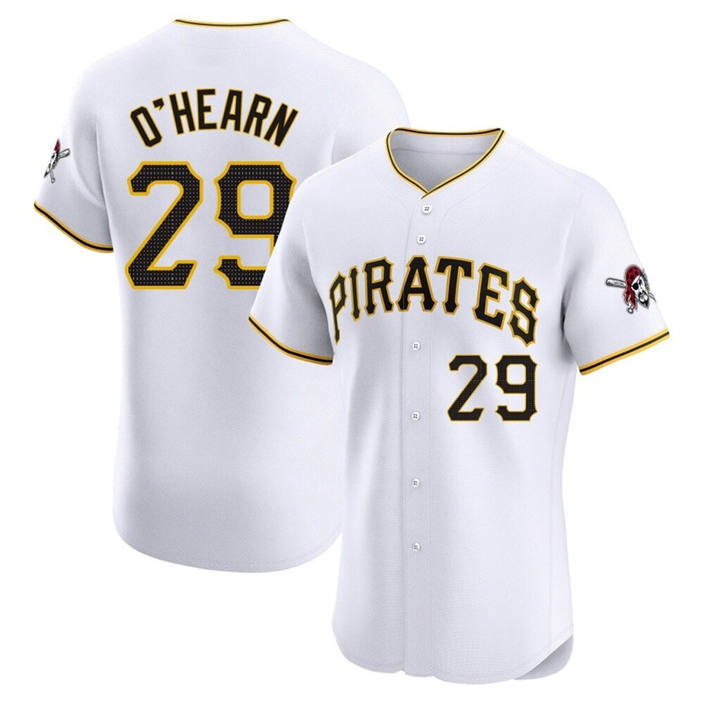 Kooe P.Pirates #29 Ryan O'Hearn Player White Home Limited Elite Stitched Jerseys
