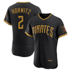 Kooe P.Pirates #2 Spencer Horwitz Player Black 2026 City Connect Home Limited Elite Stitched Jerseys