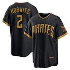 Kooe P.Pirates #2 Spencer Horwitz Player Black 2026 City Connect Home Limited Stitched Jerseys